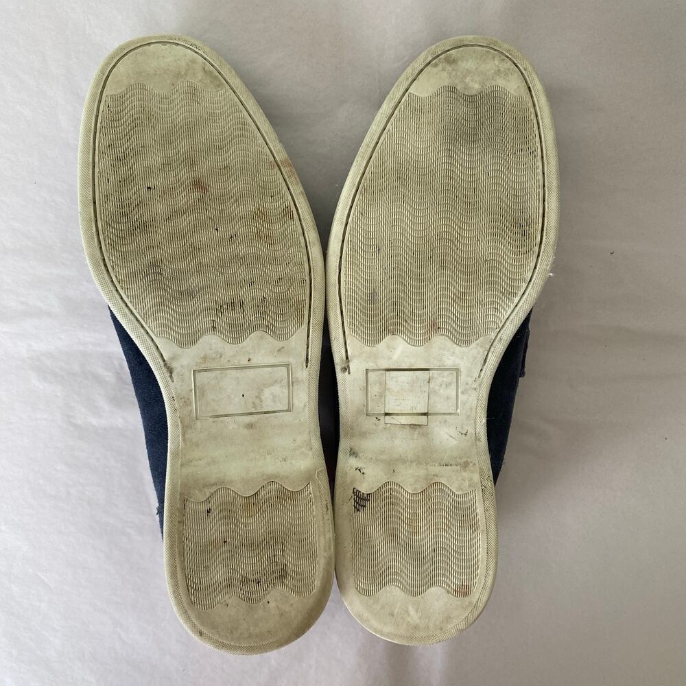 Clorinda Antinori Edoardo Sirena Navy Suede Loafers Men’s Size 41 / 9 - Picture 13 of 14